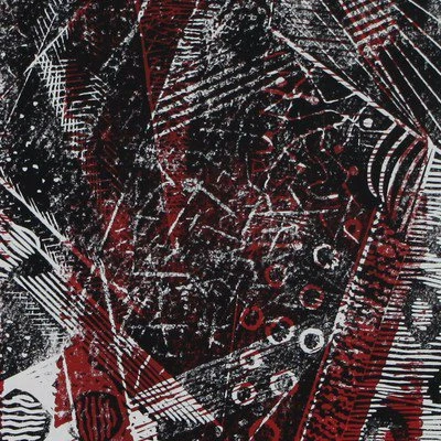 Variationen II, 90x70 cm, Linol-u. Holzschnitt
