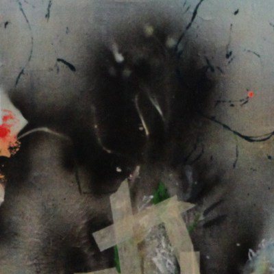 Fukushima, 100x140 cm, Mischtechnik