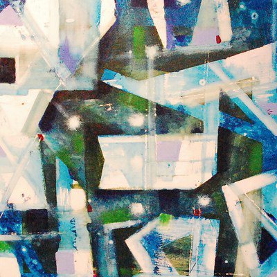 Winter, 100x100 cm, Acryl
