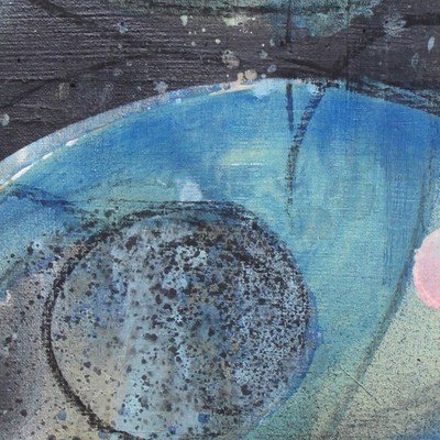 Restlöcher, 80x40 cm, Mischtechnik