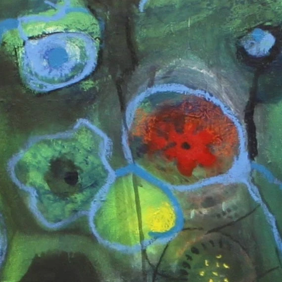 Zellverband 2018, Acryl, Pastell