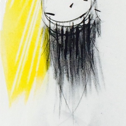 Zum Licht, 2018, Acryl, Kohle