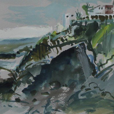 Teneriffa, 30x42 cm, Gouache